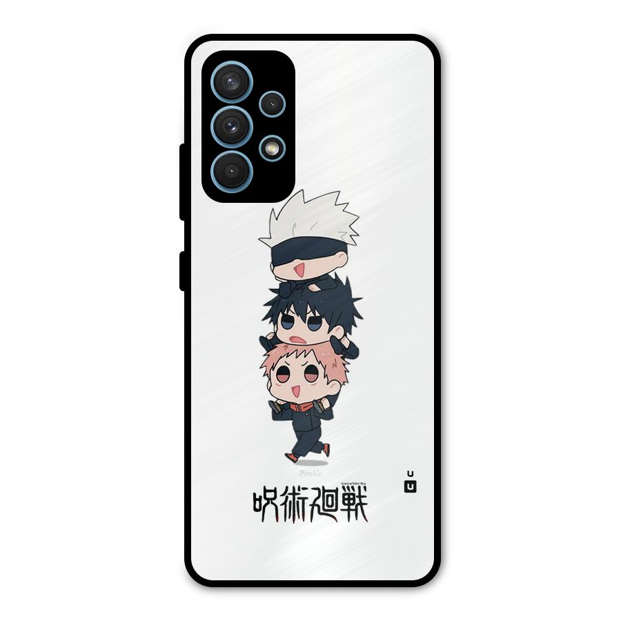 Top Gojo Squad Metal Back Case for Galaxy A32