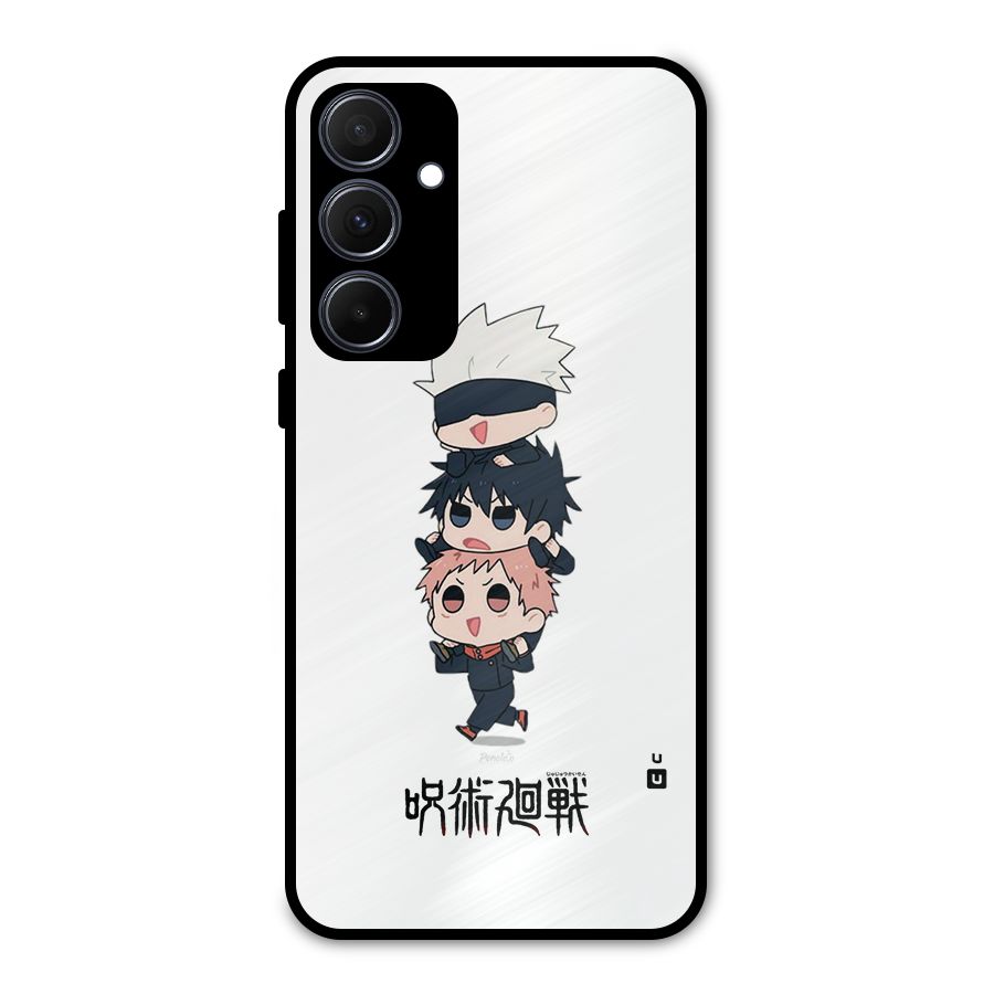 Top Gojo Squad Metal Back Case for Galaxy A35