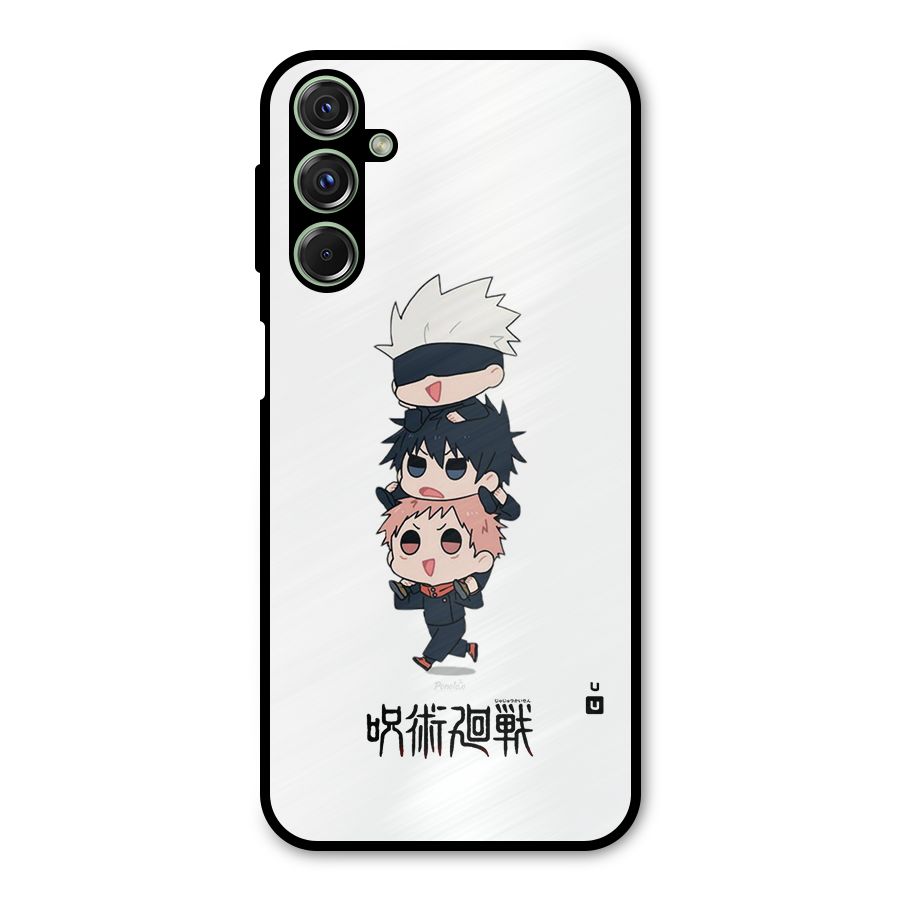 Top Gojo Squad Metal Back Case for Galaxy M34