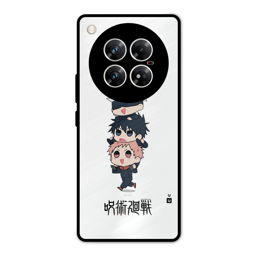 Top Gojo Squad Metal Back Case for Infinix Zero 40 5G