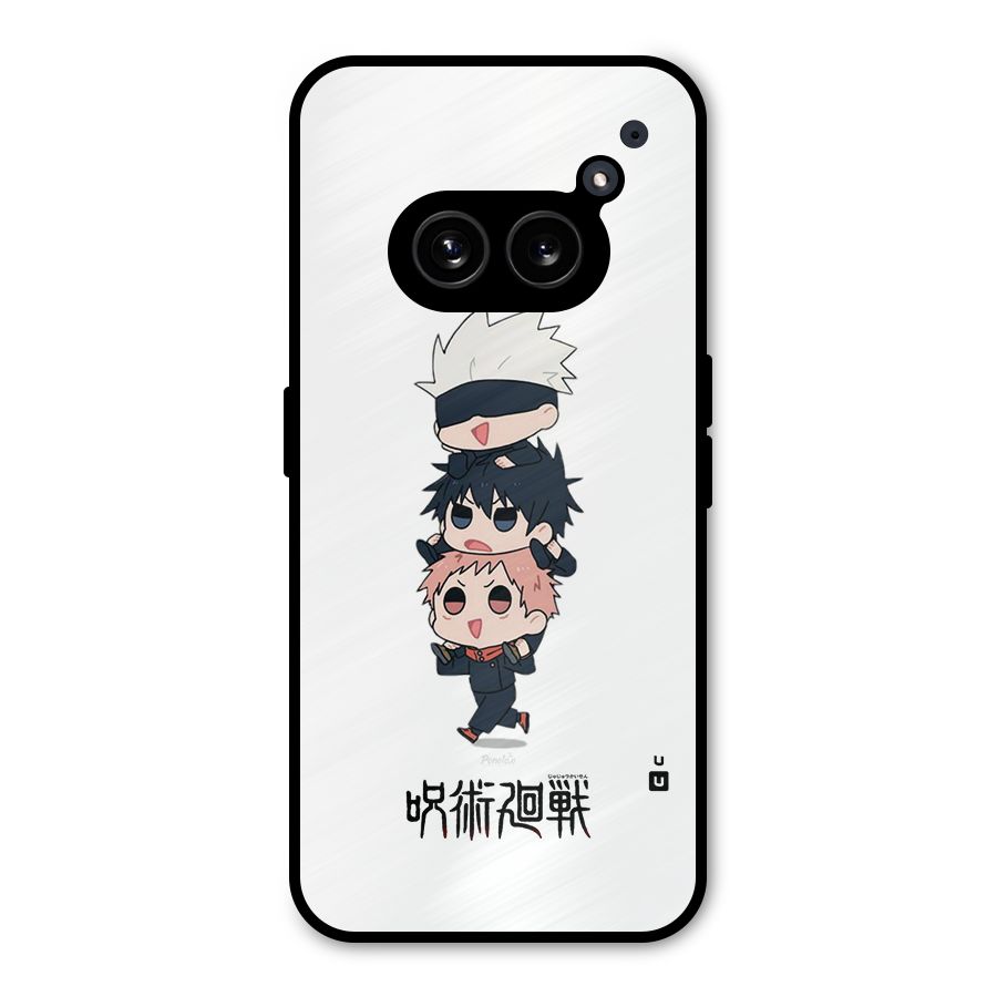 Top Gojo Squad Metal Back Case for Nothing Phone 2a Plus