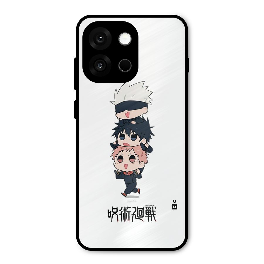 Top Gojo Squad Metal Back Case for OnePlus 13s