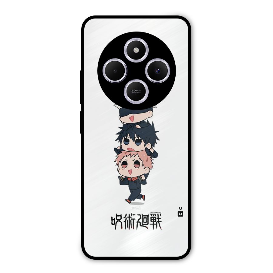 Top Gojo Squad Metal Back Case for Poco M7