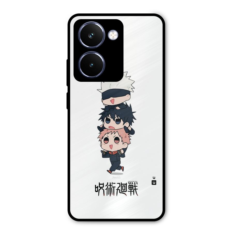 Top Gojo Squad Metal Back Case for Realme P3 Ultra