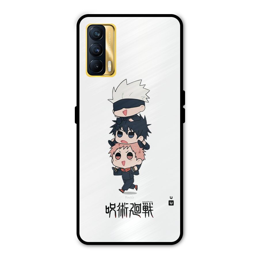 Top Gojo Squad Metal Back Case for Realme X7