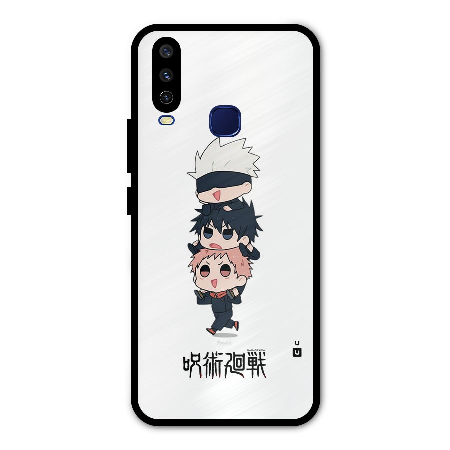 Top Gojo Squad Metal Back Case for Vivo V17