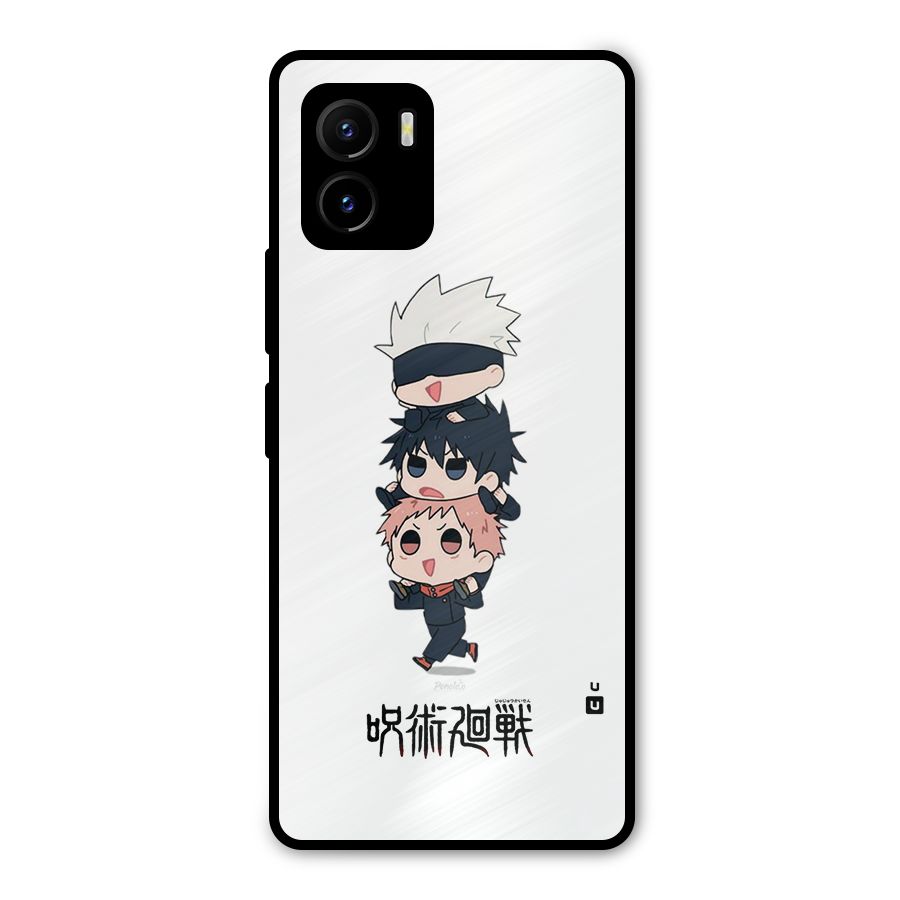 Top Gojo Squad Metal Back Case for Vivo Y15s
