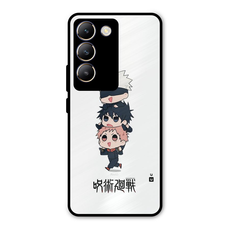 Top Gojo Squad Metal Back Case for Vivo Y200e