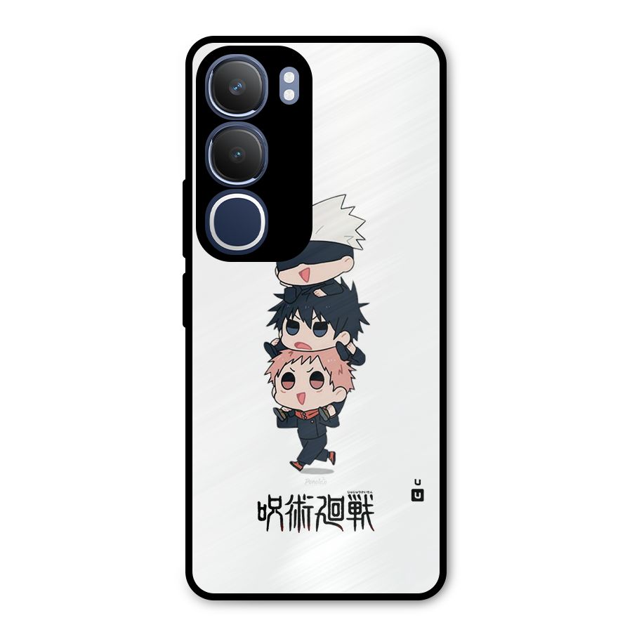 Top Gojo Squad Metal Back Case for Vivo Y29