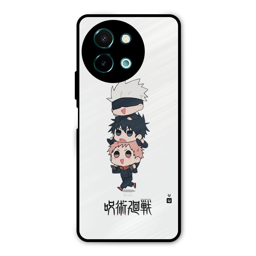 Top Gojo Squad Metal Back Case for Vivo Y58