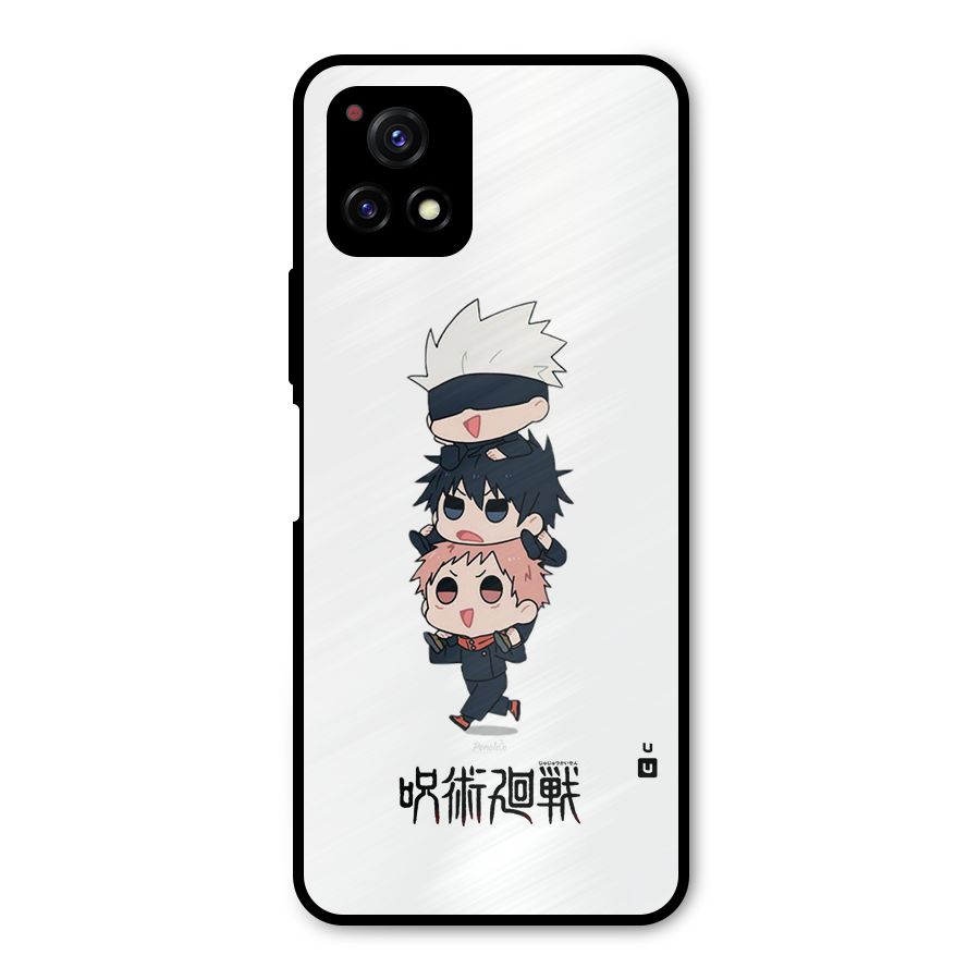 Top Gojo Squad Metal Back Case for Vivo Y72 5G