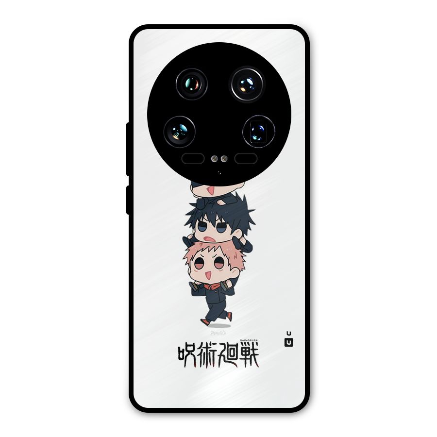 Top Gojo Squad Metal Back Case for Xiaomi 14 Ultra