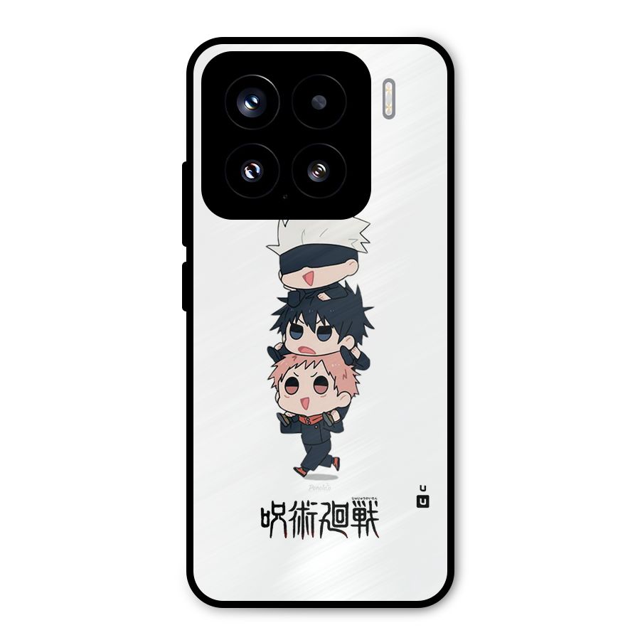 Top Gojo Squad Metal Back Case for Xiaomi 15