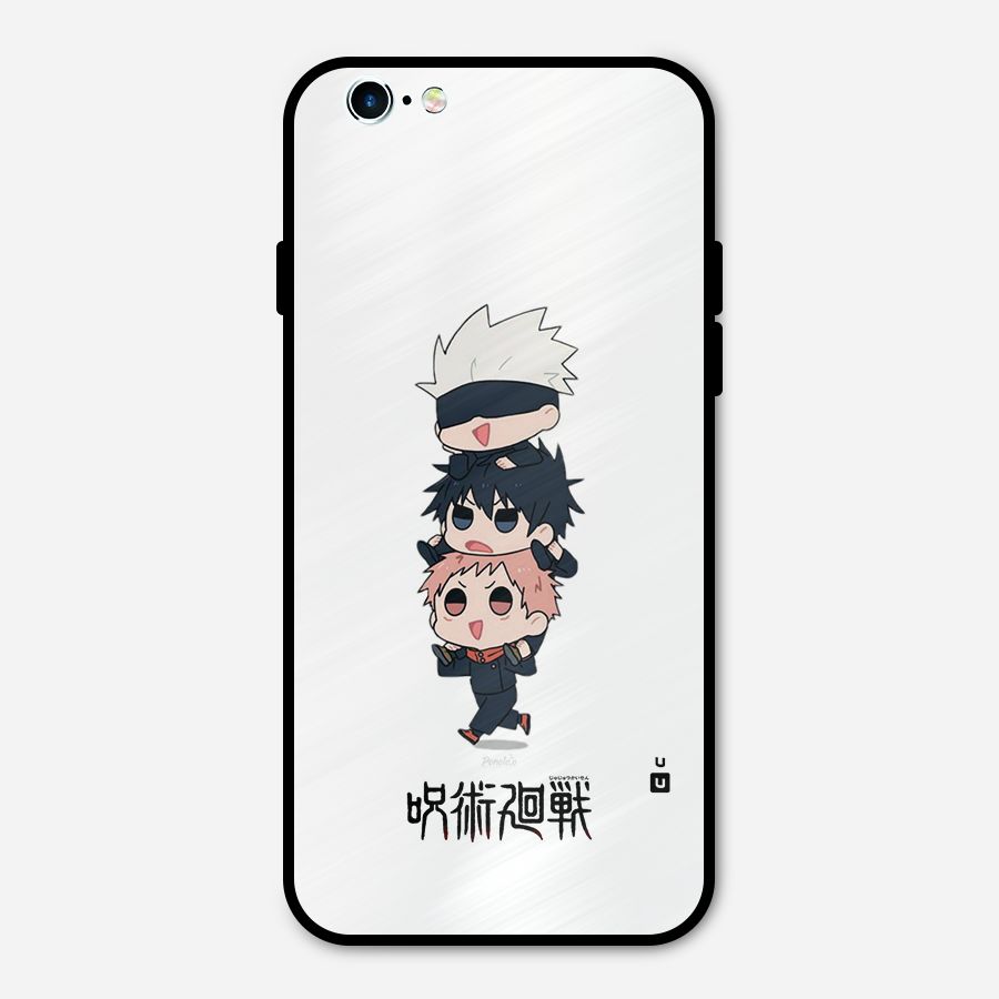 Top Gojo Squad Metal Back Case for iPhone 6 6s