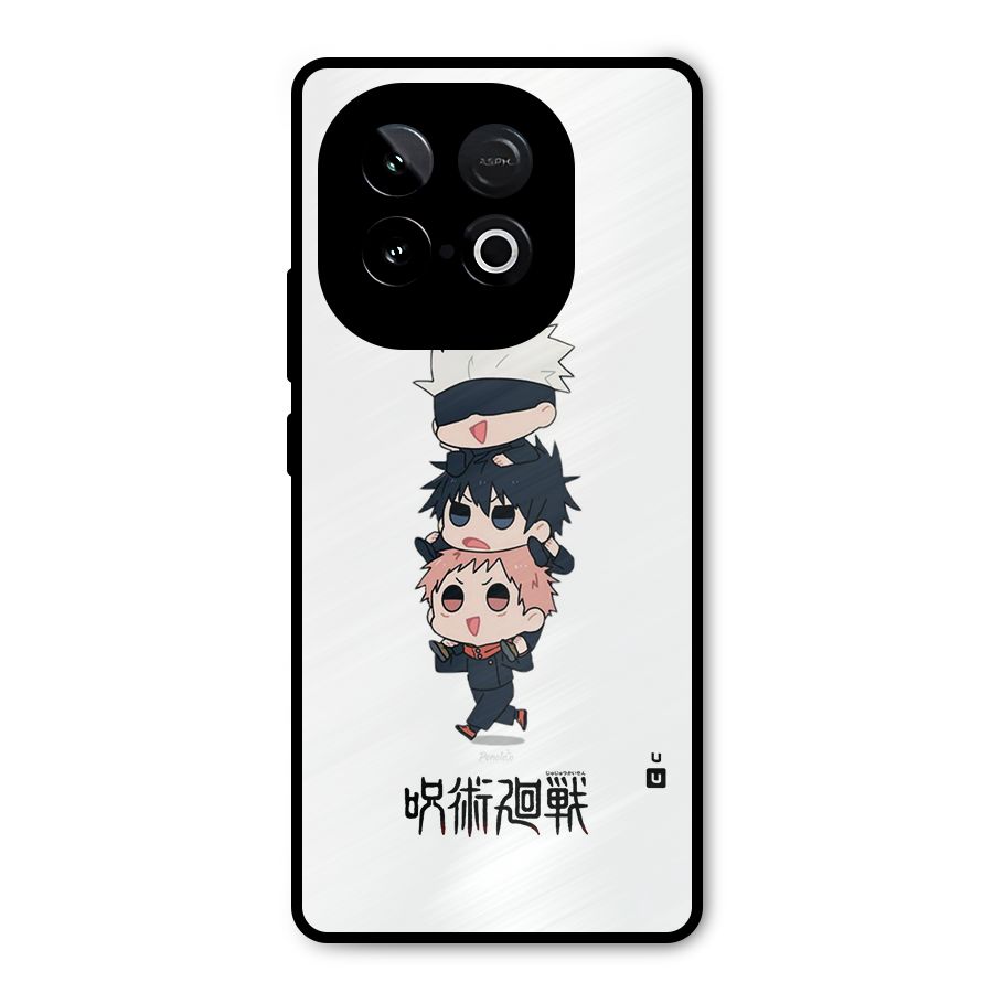 Top Gojo Squad Metal Back Case for iQOO Neo 10