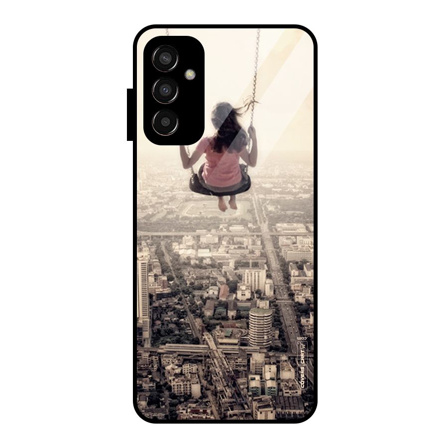 Top Of The World Glass Back Case for Galaxy F13