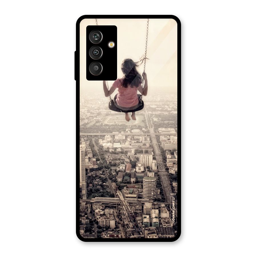 Top Of The World Glass Back Case for Galaxy M13