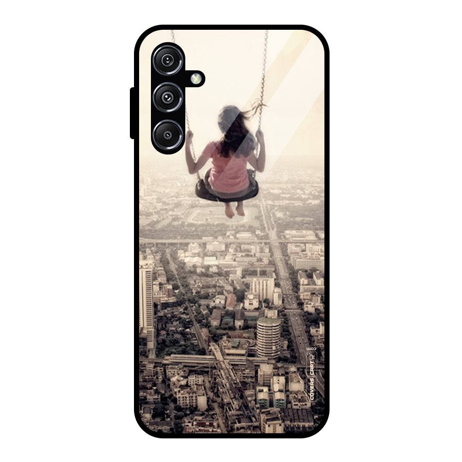 Top Of The World Glass Back Case for Galaxy M34 5G