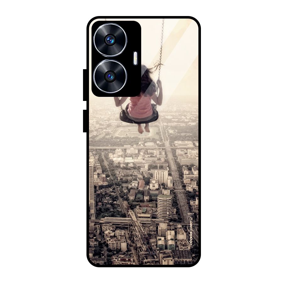 Top Of The World Glass Back Case for Realme Narzo N55