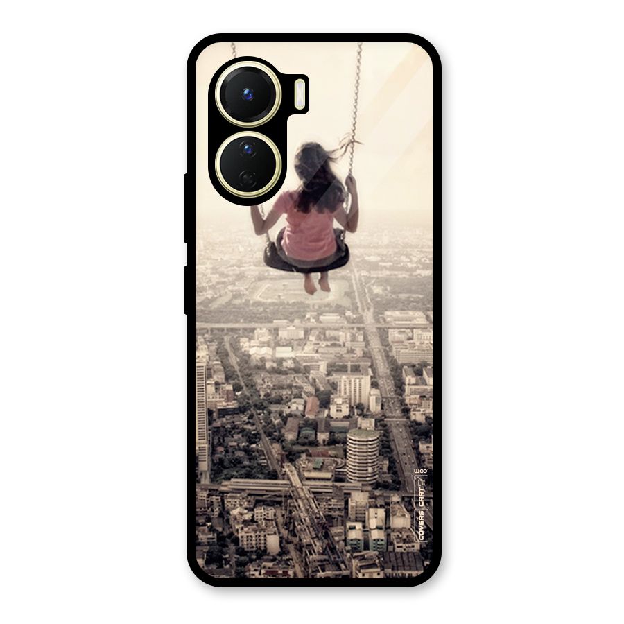 Top Of The World Glass Back Case for Vivo Y56