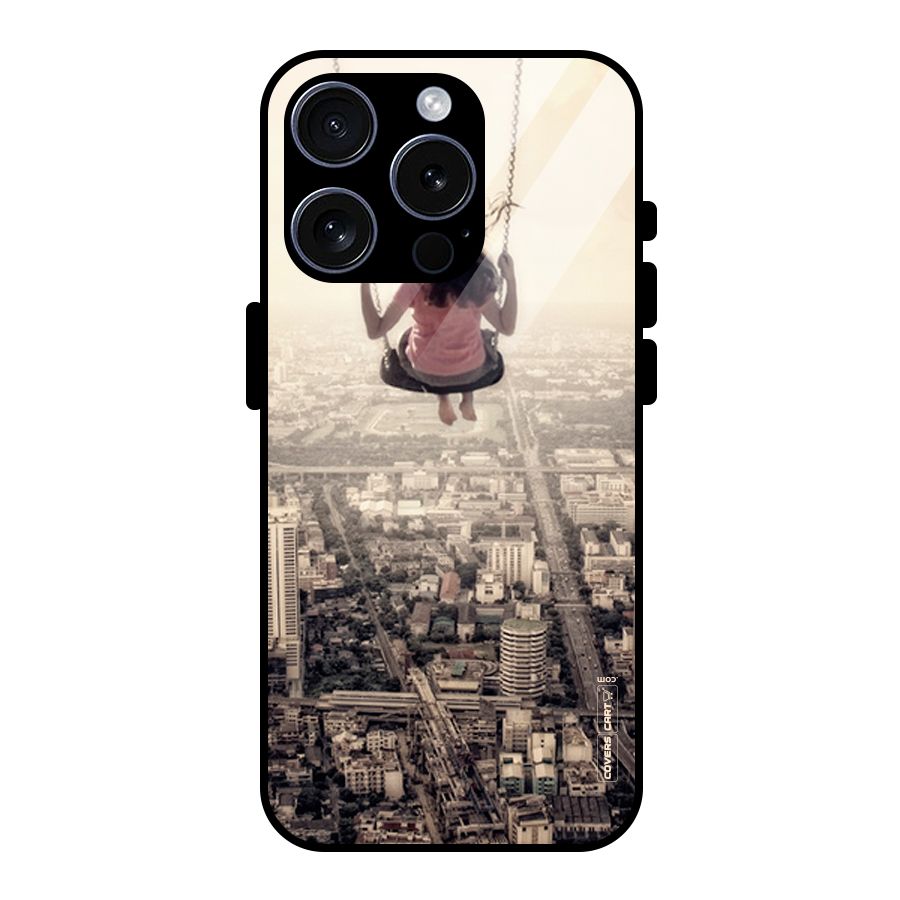 Top Of The World Glass Back Case for iPhone 15 Pro