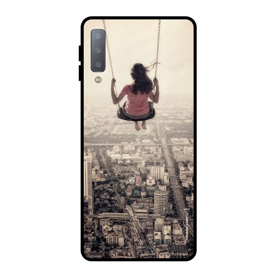 Top Of The World Metal Back Case for Galaxy A7 (2018)