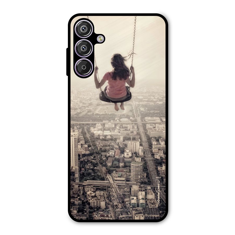Top Of The World Metal Back Case for Galaxy F15