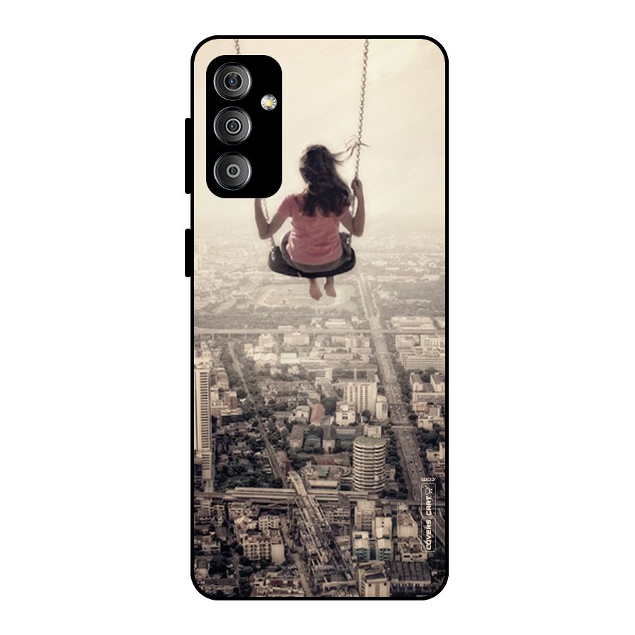 Top Of The World Metal Back Case for Galaxy F23
