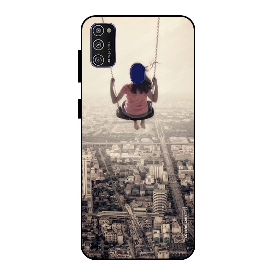 Top Of The World Metal Back Case for Galaxy M21