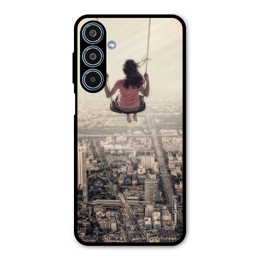 Top Of The World Metal Back Case for Galaxy M35