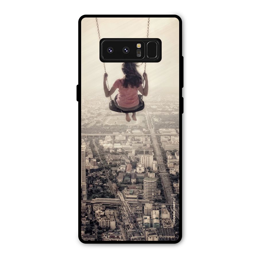 Top Of The World Metal Back Case for Galaxy Note 8