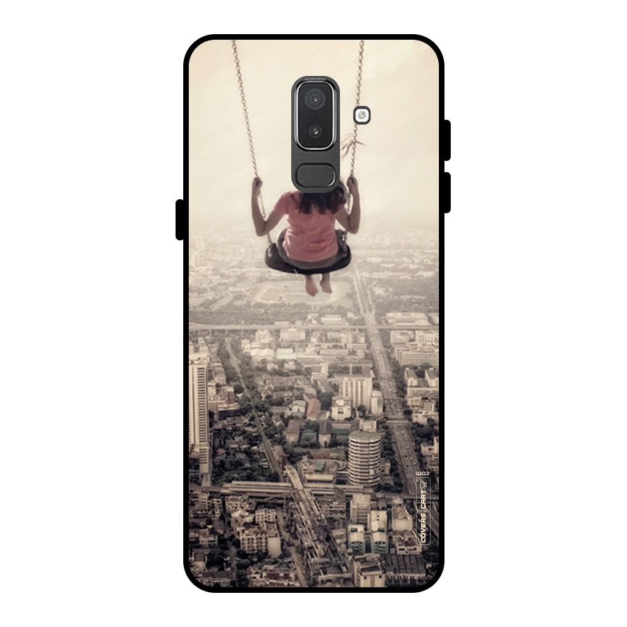 Top Of The World Metal Back Case for Galaxy On8 (2018)