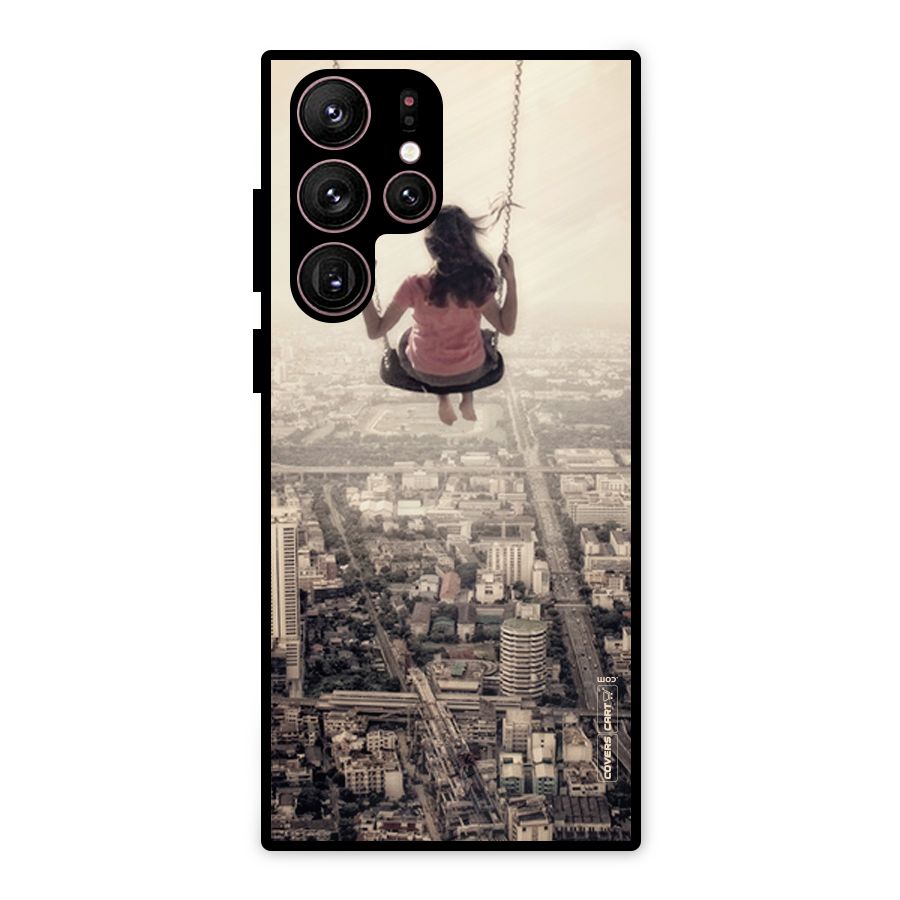 Top Of The World Metal Back Case for Galaxy S22 Ultra 5G