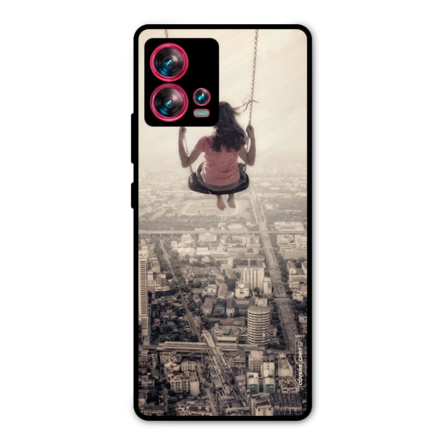 Top Of The World Metal Back Case for Motorola Edge 30 Fusion
