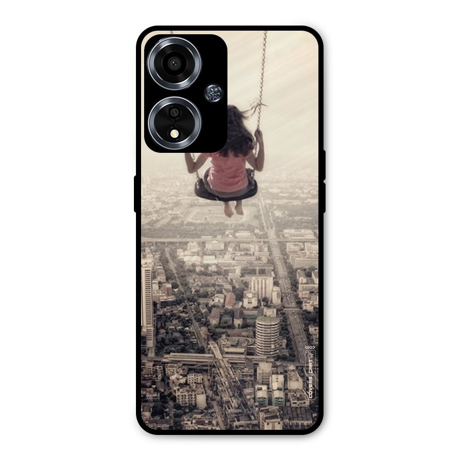 Top Of The World Metal Back Case for Oppo A59