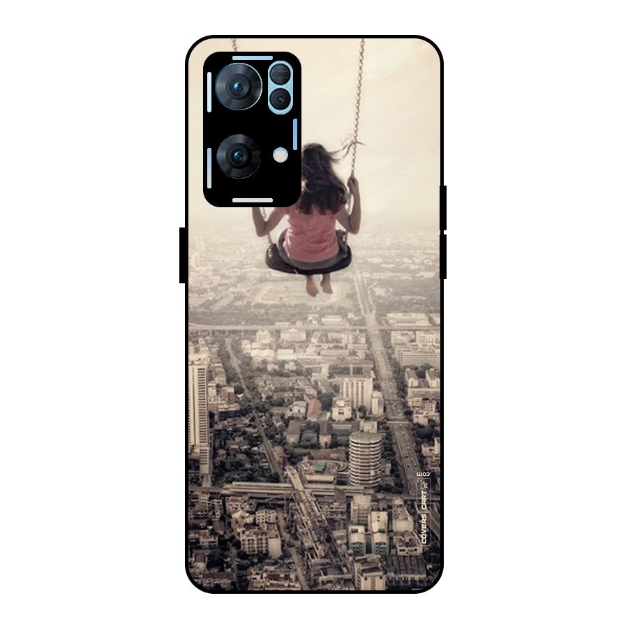 Top Of The World Metal Back Case for Oppo Reno7 Pro 5G