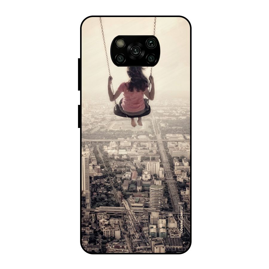 Top Of The World Metal Back Case for Poco X3