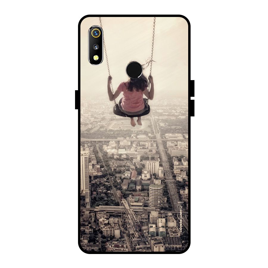 Top Of The World Metal Back Case for Realme 3i