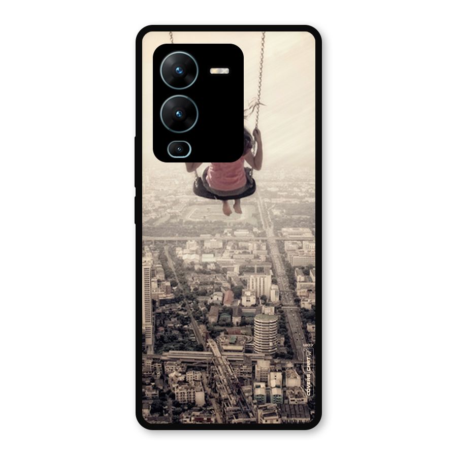 Top Of The World Metal Back Case for Vivo V25 Pro