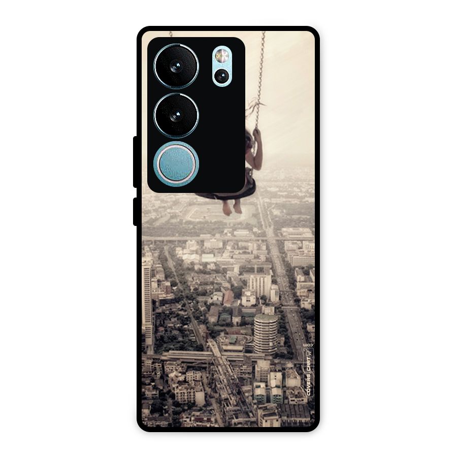 Top Of The World Metal Back Case for Vivo V29