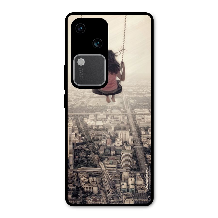 Top Of The World Metal Back Case for Vivo V30
