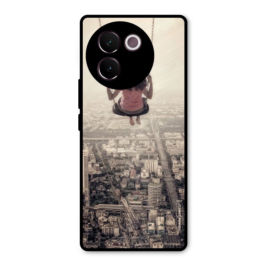 Top Of The World Metal Back Case for Vivo V30e