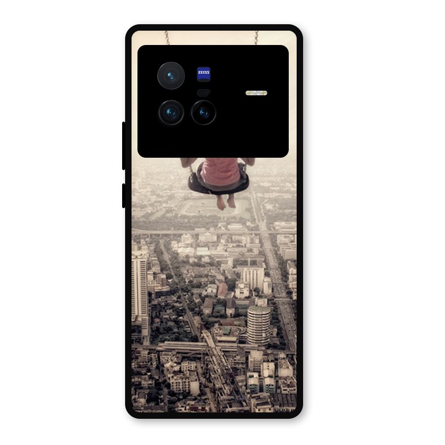 Top Of The World Metal Back Case for Vivo X80