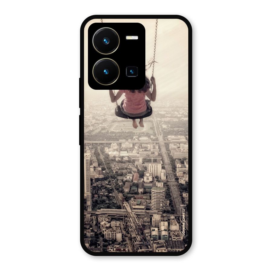 Top Of The World Metal Back Case for Vivo Y35