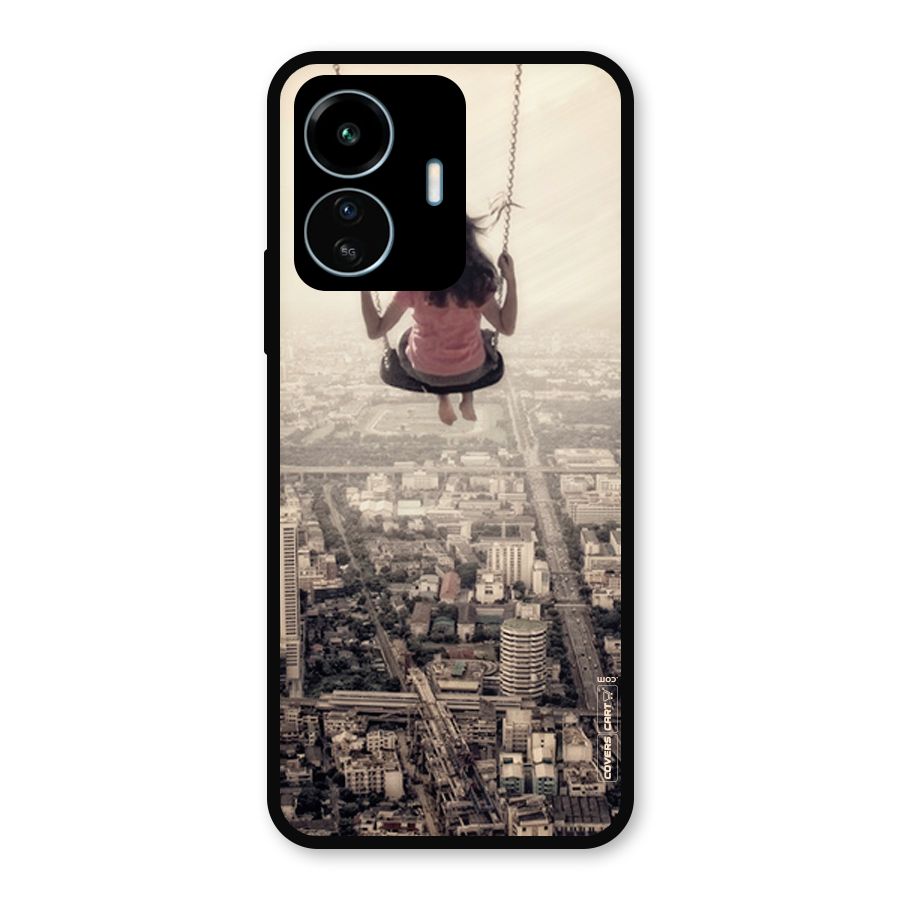 Top Of The World Metal Back Case for vivo iQOO Z6 Lite 5G
