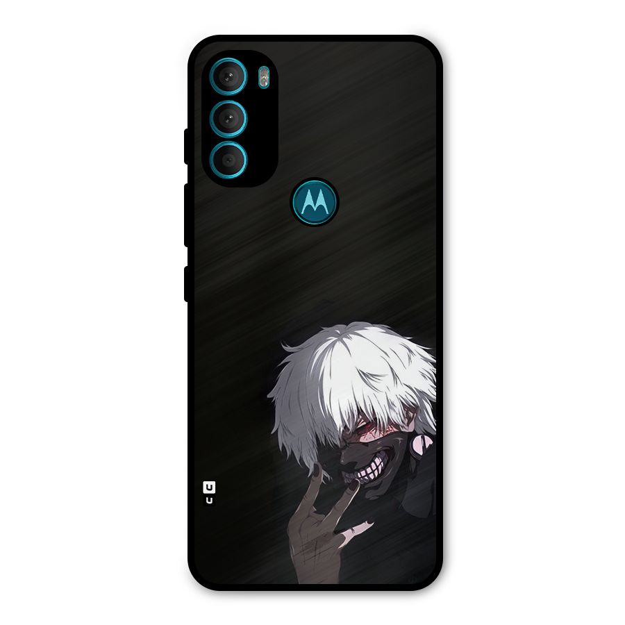 Toukyo Ghoul Kaneki Alternate Metal Back Case for Moto G71 5G