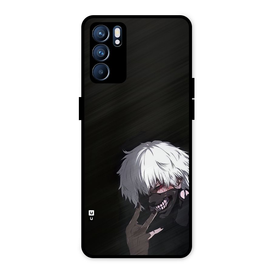 Toukyo Ghoul Kaneki Alternate Metal Back Case for Oppo Reno6 5G