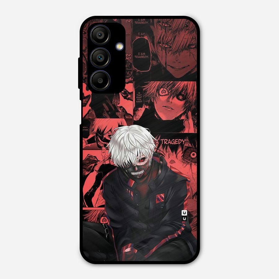 Toukyo Ghoul Kaneki Manga Metal Back Case for Galaxy A15 5G