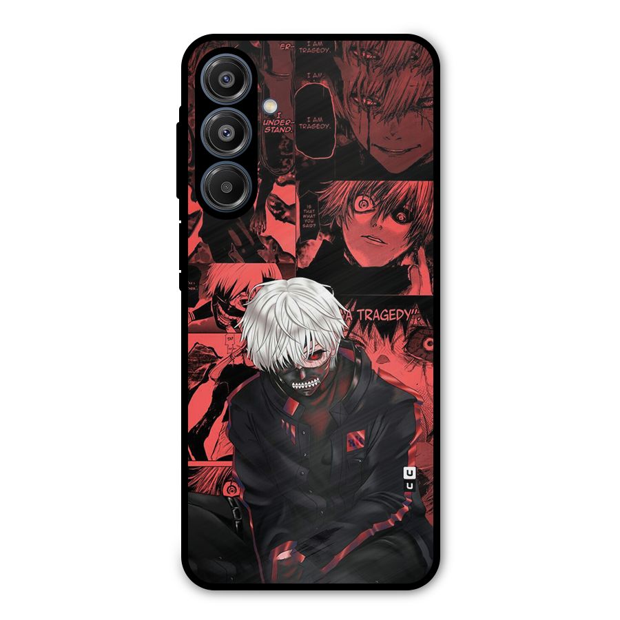 Toukyo Ghoul Kaneki Manga Metal Back Case for Galaxy A16 5G