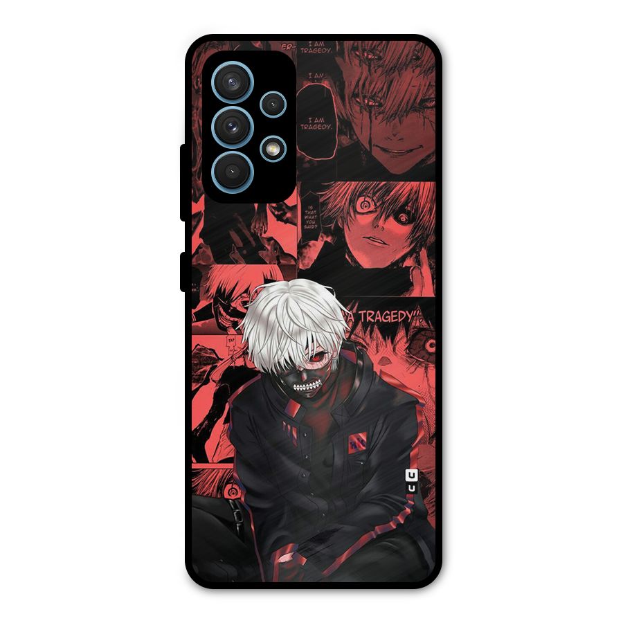 Toukyo Ghoul Kaneki Manga Metal Back Case for Galaxy A32